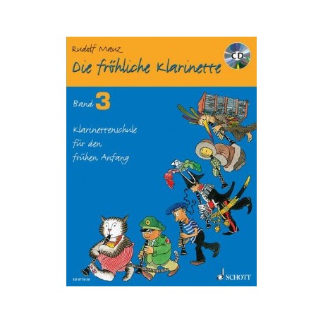 Die FRÖHLICHE KLARINETTE VOL3 CLARINETTE ET CD