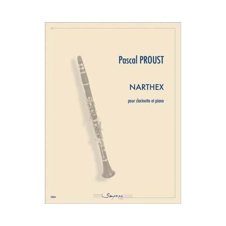 PROUST NARTHEX CLARINETTE ET PIANO