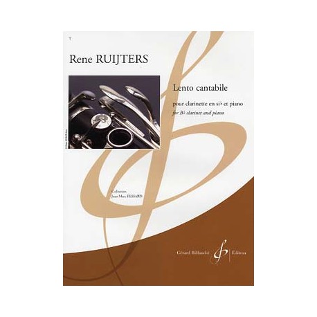 ruijters rene lento cantabile clarinette et piano