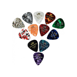 DUNLOP Variety Pack Player's 12 médiators meduim