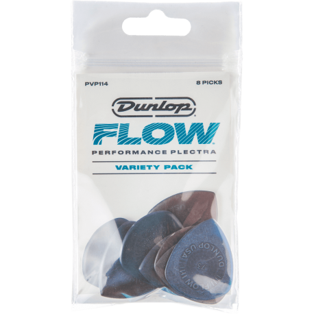 DUNLOP Variety Pack Flow sachet de 8 médiators