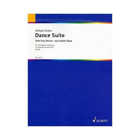 SEIBER DANCE SUITE CLARINETTE ET PIANO