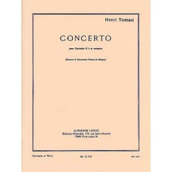 TOMASI CONCERTO CLARINETTE ET PIANO