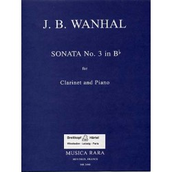 VANHAL SONATA 3 CLARINETTE ET PIANO