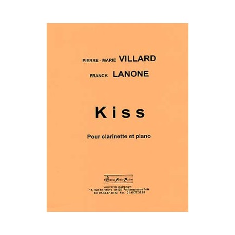 VILLARD LANONE KISS CLARINETTE ET PIANO