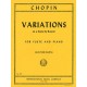 CHOPIN : VARIATIONS ON A THEME BY ROSSINI