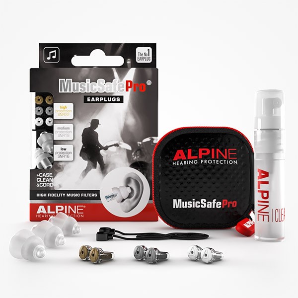 Sonew Bouchons D'Oreille Musicaux - Protection Auditive 27dB Pour Concerts & Festivals - Haut Fidélité - Transparent