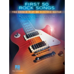 FIRST 50 ROCK SONGS ACCORDS ET TABLATURES