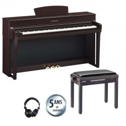 YAMAHA CLAVINOVA CLP 735 PACK BOIS DE ROSE