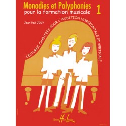 JOLY Jean-Paul Monodies et polyphonies Vol.1
