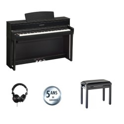 YAMAHA CLAVINOVA CLP 775 PACK NOYER NOIR