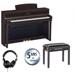 YAMAHA CLAVINOVA CLP 775 PACK BOIS DE ROSE