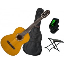VALENCIA VC204 PACK GUITARE CLASSIQUE 4/4