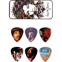 DUNLOP MEDIATORS JIMI HENDRIX BOITE DE 6 MEDIUM