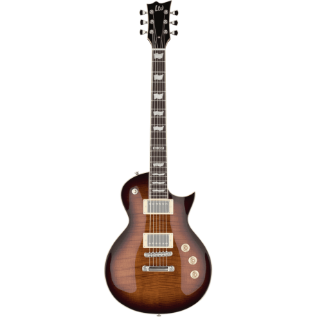 LTD EC256FM DARK BROWN SUNBURST