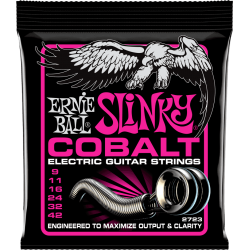 ERNIE BALL CORDES ELECTRIQUES SLINKY COBALT 9-42