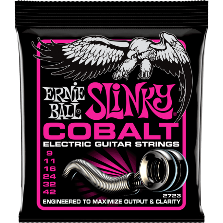 ERNIE BALL CORDES ELECTRIQUES SLINKY COBALT 9-42