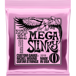 ERNIE BALL CORDES ELECTRIQUES MEGA SLINKY 10.5-48