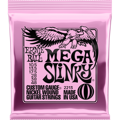 ERNIE BALL CORDES ELECTRIQUES MEGA SLINKY 10.5-48