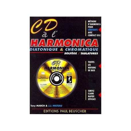 CD A L'HARMONICA DIATONIQUE & CHROMATIQUE