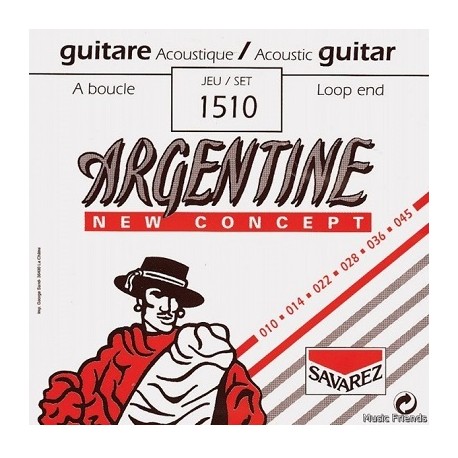 SAVAREZ ARGENTINE CORDES ACOUSTIQUES 10-45