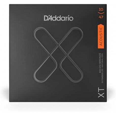 D'ADDARIO CORDES GUITARE ACCOUSTIQUE XT 10-47