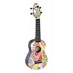 ORTEGA PACK UKULELE SOPRANO KEIKI EL MUERTO K2-EM