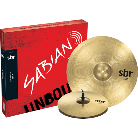 PACK CYMABLES SABIAN SBR SET 2 PACK 14'' 18''