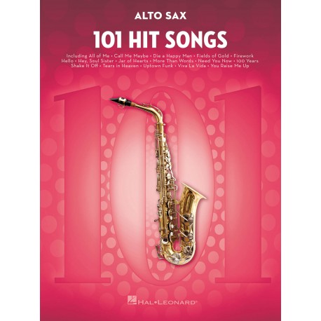 101 HITS SONGS SAXOPHONE