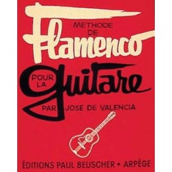 VALENCIA METHODE DE FLAMENCO POUR LA GUITARE