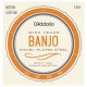 D'ADDARIO JEU DE CORDES BANJO 5 CORDES