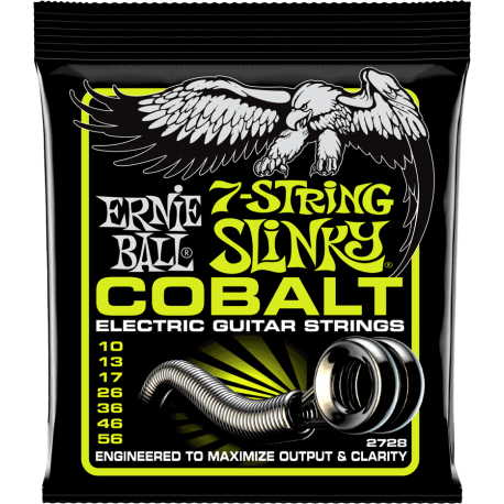 ERNIE BALL CORDES ELECTRIQUES SLINKY COBALT 7-STRING