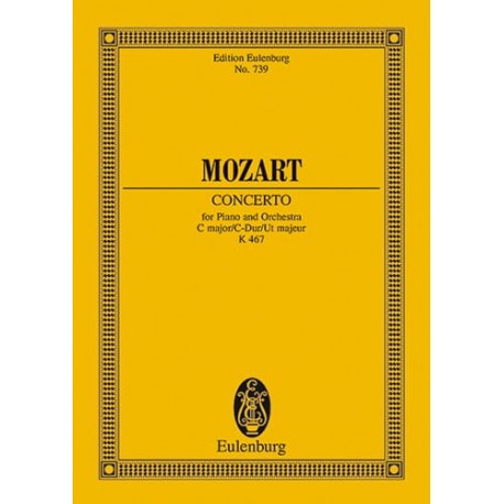 MOZART Klavierkonzert Nr. 21 C-Dur KV 467 - Partitur