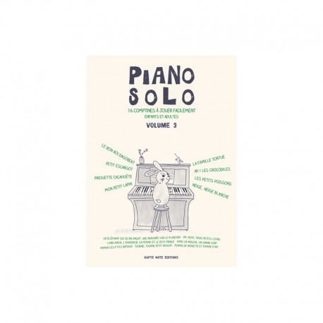 PIANO SOLO VOLUME 3 COMPTINES