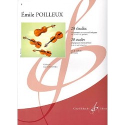 POILLEUX 20 ETUDES POUR VIOLON