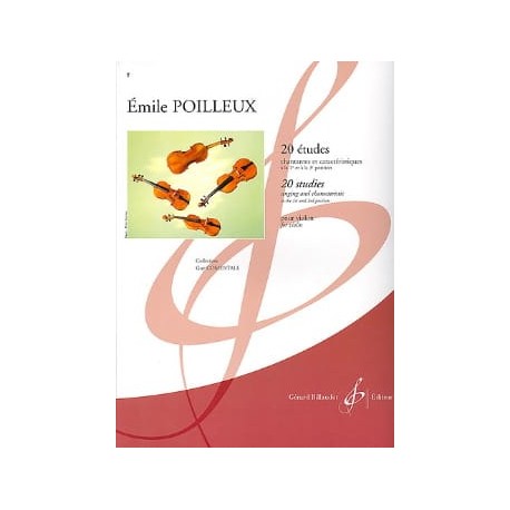 POILLEUX 20 ETUDES POUR VIOLON