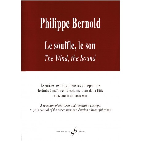 Philippe Bernold Le souffle Le son
