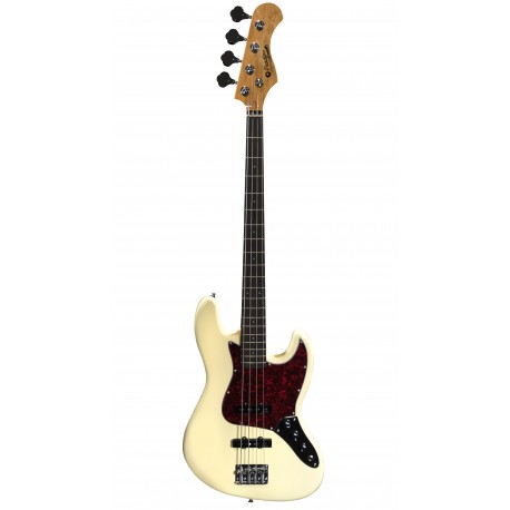 PRODIPE JB80RA VINTAGE WHITE JAZZ BASS