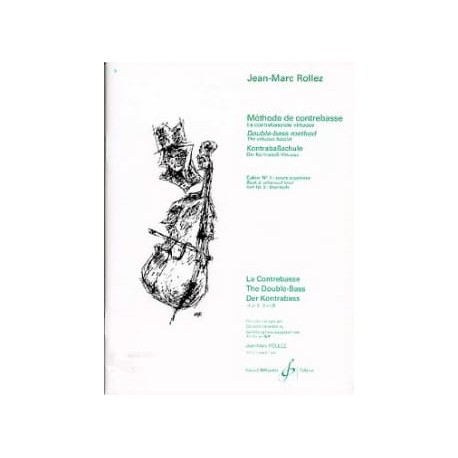 ROLLEZ JEAN-MARC METHODE DE CONTREBASSE CAHIER N°3