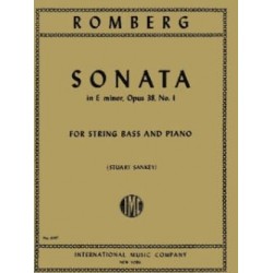 ROMBERG SONATE EN MI MINEUR OP.38 N°1