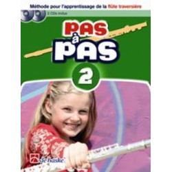 Pas à Pas Flute Volume 2 + Dvd + 2 CD methode flute traversiere