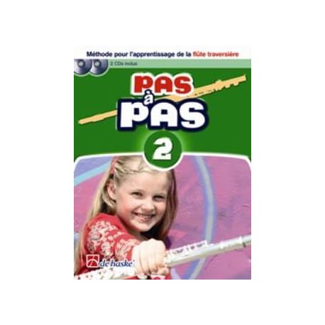 Pas à Pas Flute Volume 2 + Dvd + 2 CD methode flute traversiere