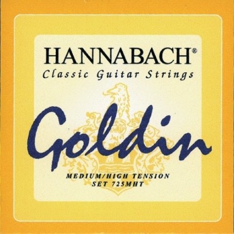 HANNABACH CORDES GUITARE CLASSIQUE TENSION MOYENNE FORTE