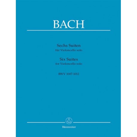 BACH 6 SUITES VIOLONCELLE SOLO