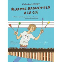 LENERT 4 BAGUETTES A LA CLE PERCUSSION