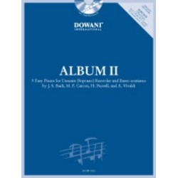 Album 2 Pour Flûte à Bec Soprano Avec CD.