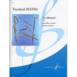 Theobald Boehm Air allemand op. 22 flute et piano