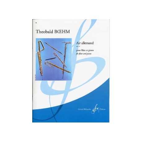 Theobald Boehm Air allemand op. 22 flute et piano