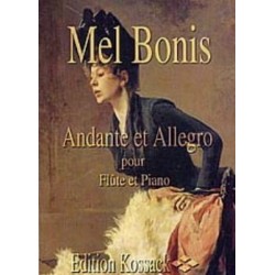 Mel Bonis Andante et Allegro Partition - Flûte et Piano