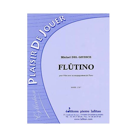 DELGIUDICE Michel flutino Flûte traversière et piano